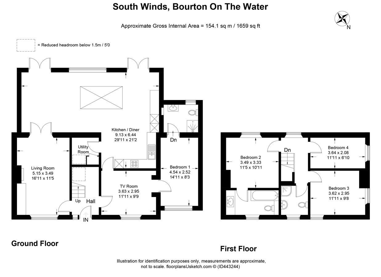 South Winds Villa Bourton-on-the-Water Eksteriør bilde